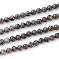 6mm 60pcs DIY Natural Flame Stone Yooperlite Beads Round Healing Crystal Gemstone Loose Beads for Jewelry Making Handmade Bracelet Necklace - color: Flame stone Yooperlite, size: 6mm
