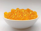 Glass Beads 8mm 100pcs Round Smooth Loose Beads for Bracelet Necklace Jewelry Making Craft DIY （8mm, 50803 Yellow） - color: Yellow, size: 8mm