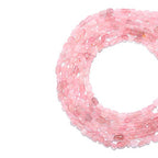 BEADIA Irregular Natural Rose Quartz Crystal Stone Loose Semi Gemstone Beads for Jewelry Making 5-8mm 38cm - color: Rose Quartz Crystal, size: 5-8mm 38cm