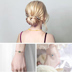 Necklace Extender, 4Pcs Gold 925 Sterling Silver Necklace Extenders Chain Bracelet Anklet Extension for Women Multiple Necklaces Jewelry (1”, 2”, 3”, 4”) - color: Golden