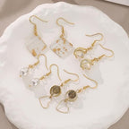 600PCS Earring Making Kits 18K Gold Earring Hooks Hypoallergenic Ear Wires Fish Hook for DIY Jewelry Making Bulk Pack - color: 18k Gold