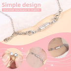 Magnetic Necklace Clasps, 925 Silver Jewelry Closures, Chain Extender Connectors, 8 Pack (8pcs Golden B) - color: 8pcs golden B