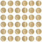 100pcs Champagne Cat Eye Beads 8mm Round Semi Precious Stone Hole Size 1mm DIY Charm Spacer Beading Smooth Gemstone Loose Beads for Jewelry Making Bracelets Necklaces Earrings Crafting - color: Champagne