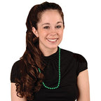 Party Beads - Small Round - size: 12-Pack, style: Green (12-Pack