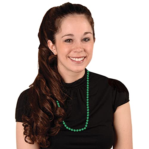 Party Beads - Small Round - size: 12-Pack, style: Green (12-Pack