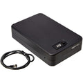 Amazon Basics Portable Security Case Lock Box Safe with Combination Lock for Documents, Valuables and Personal Items, XXL, Black - size: Xxl