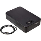 Amazon Basics Portable Security Case Lock Box Safe with Combination Lock for Documents, Valuables and Personal Items, XXL, Black - size: Xxl