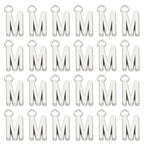 PATIKIL Letter Charm, 50pcs Alphabet Initial Pendant Charm Bulk DIY for Jewelry Making Bracelets Earrings Necklace - style: M
