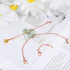 LXUEJIE 9 Pcs Necklace Extender, Rose Gold Necklace Extender, Alloy Necklaces Chain Extenders for Necklaces Bracelet Anklet, Delicate Chain Extenders (Gold/Silver/Rose Gold, 5/10/15cm)
