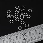 BEADIA 925 Sterling Silver Jump Rings 0.7x6mm 20pcs for Jewelry Making Findings - size: 0.7x6mm