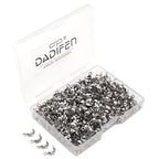 304 Stainless Steel End Caps 4x8mm 400pcs Knot Covers for Jewelry DIY Making and Repairing - color: End Caps, size: 4x8mm