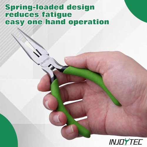5 Inches Chain Nose Pliers Long Nose Pliers Side Cutting Pliers For Jewellery Making Wire Cutting Clamping For Electrical Repairs Jewellery Making Diy Crafts Model Making - style: Chain Nose Pliers