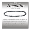 MASSIVE BEADS Natural Genuine Gemstone Beads Healing Crystal Chakra Reiki Jewelry Faceted Round Beads Bracelets 3mm - color: Hematite