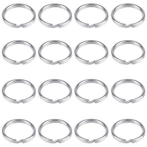 Pawfly 100 Pack 4/5 Inch Mini Split Jump Ring with Double Loops Small Metal Rings Connectors for Jewelry Necklaces Bracelets Earrings Crafts Ornaments and DIY Arts - size: 4/5 Inch,100 PCS