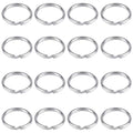 Pawfly 100 Pack 4/5 Inch Mini Split Jump Ring with Double Loops Small Metal Rings Connectors for Jewelry Necklaces Bracelets Earrings Crafts Ornaments and DIY Arts - size: 4/5 Inch,100 PCS