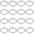 Pawfly 100 Pack 4/5 Inch Mini Split Jump Ring with Double Loops Small Metal Rings Connectors for Jewelry Necklaces Bracelets Earrings Crafts Ornaments and DIY Arts - size: 4/5 Inch,100 PCS