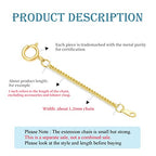 14k Gold 0.5"/1"/1.5"/2"/3" Necklace Bracelet Extender Chain, Necklace Extender Gold 14k, Durable Removable Gold Chain Extender, Gold Extension Chain for Necklace Anklet - color: style 1(Yellow)-Spring Clasp, size: 3inch