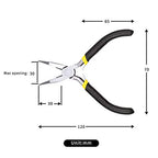 LEONTOOL Mini Round Nose Pliers with Cutters 5 Inch Wire Looping Pliers for Jewelry Making Beading Pliers Multi-Functional Precision Handcraft DIY Hand Tool - size: Round Nose with Cutters