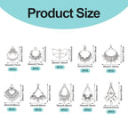 KISSITTY Tibetan Style Alloy Chandelier Component Links for Jewelry Making - color: Antique Silver # Mixed Shape 2