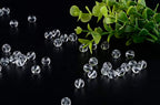 Natural Stone Beads 100pcs 8mm White Clear Crystal Quartz Round Stone Beading Loose Gemstone Hole 1mm DIY Smooth Beads for Bracelet Necklace Earrings Jewelry Making (Clear Crystal Quartz White, 8mm) - color: Clear Crystal Quartz White, size: 8mm