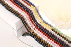 QINJIEJIE 100PCS Howlite Beads 8mm Natural Beads Round Loose Gemstone Bead for Bracelet Beading Crystal Jewelry Making DIY Necklace Earrings 0.32" - color: Howlite, size: 100PCS