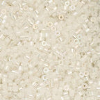 John Bead 25g Cylin Beads White to Turquoise Glow in Dark AB 11/0 Glass Cylindrical Seed Beads for Jewelry Bracelets Necklaces Earrings Making Embroidery - color: White to Turquoise Glow in Dark AB