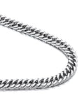 Bandmax Cuban Link Necklace for Men, Stainless Steel Chain, 5/7/10/13.5mm - color: c. 10mm Stainless, size: 18 inch
