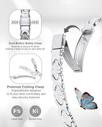 Magnetic Bracelets for Women, 99.99% Pure Copper Bracelet, 3800 Gauss, Adjustable Sizing, Women's Bracelets With Built-in Magnets, Gift Packaging, Fashion Jewelry Gift. - color: Silver