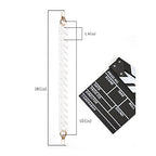 AUMEY Large Flat Chain Strap - Acrylic Clear Chain Luxury Handbag Strap Fashionable Replacement Purse Clutches Handles for Purse Handbags DIY Crafts, 15.7 inch of Each … (02- Transparent) - color: 02- Transparent