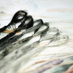 Mulberry Silk Floss Embroidery Thread Floss-Cross Stitch Threads China Silk Woven Jewelry Threads DIY Sewing Kits (02) - color: 02