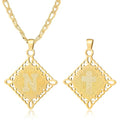 LETFLY Initial Necklaces for Women Men, 18K Gold Plated Letter Cross Pendant Necklace Alphabets A-Z Figaro Chain Jewelry Gifts - color: Rhombic, style: Letter N