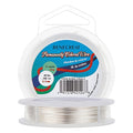 BENECREAT 20 Gauge Wire Jewelry Silver Copper Wire Tarnish Resistant Beading Wire for Craft Jewelry Making, Wreaths, Weaving, Pendant Wrapping, 33 Feet - color: Silver, size: 20-Gauge(33-Feet/11-Yard)