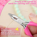 SPEEDWOX 3 Inch Mini Pliers - Round Nose, Wire Looping, Cutter for Jewelry Making & Wire Bending - style: Round Nose Pliers