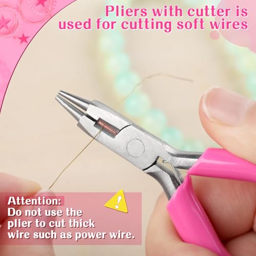 SPEEDWOX 3 Inch Mini Pliers - Round Nose, Wire Looping, Cutter for Jewelry Making & Wire Bending - style: Round Nose Pliers