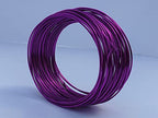 15 Gauge Anodized Aluminum Wire 49 Feet for Jewelry Making Craft DIY（1.5mm,Dark Purple,41511） - color: Dark Purple, size: 15 Gauge