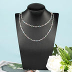 YOUBEIYEE 3 Yard Colorful Rhinestone Jewelry Chain for Jewelry Making Silver Plated Brass Chains Bulk with Jump Rings and Lobster Clasps - color: Colorful Crystal