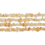 PLTbeads 5-8mm Natral Healing Gemstone Waist Bracelets Necklace Kit Irregular Stone DIY Crafts Design Jewelry Making 1 Strand per Bag Approxi 34 inch (Citrine Chips) - color: Citrine Crystal Chips
