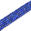3mm Lapis Faceted Gemstone Round Loose Beads Strand 15.5-16" DIY Jewelry Making - color: Lapis