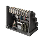3 Tier Detachable Bracelet Holder, Bracelet Bangle Display Stand, Hair Ties Watch Organizer For Home Show or Sell (Grey linen) - color: Gray Linen