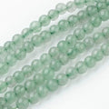 85Pcs Natural Green Aventurine Beads 4mm Round Gemstone Beads Smooth Stone Loose Bead for DIY Bracelets Necklace Earrings Jewelry Making - color: Natural Green Aventurine, size: 4mm