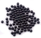 Natural Stone Beads 100pcs 10mm Black Obsidian Round Genuine Real Stone Beading Loose Gemstone Hole Size 1mm DIY Charm Smooth Beads for Bracelet Necklae Earrings Jewelry Making (Black Obsidian, 10mm) - color: Black Obsidian, size: 10mm