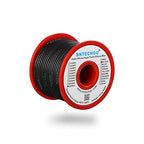 BNTECHGO 30 Gauge Silicone Wire Spool 100 ft Black Flexible 30 AWG Stranded Tinned Copper Wire - size: 30 gauge silicone wire 100ft, style: Black