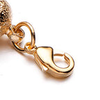 Magnetic Jewelry Clasp for Bracelet Necklace 8mm Nail Sand Scrub Finishes Round Design Gold/Silver Color - color: Nail-sand Gold and Silver