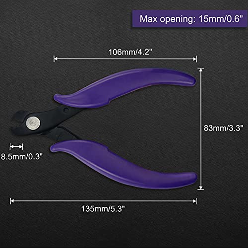 5.5 Inches Memory Wire Cutter for Jewelry Making - Bracelet Making Kit With 200 KC Gold Loops - Beading Wire Jewelry Cuff - color: Kc Gold