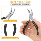 Anezus Jump Rings for Jewelry Making Supplies and Necklace Repair with Jump Ring Pliers and Open Jump Ring(1200Pcs Silver and Gold) - color: Silver and Gold