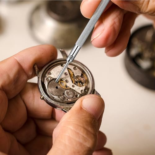 Chumia 8 Pieces Precision Watch Screwdriver Set, 1.4-2.0 mm Micro Jewelers Repair Screwdriver Set for Eyeglasses Jewelry Work, Electronics Repair(Flathead, Phillips) - size: 1.4-2.0 mm, style: Flathead, Phillips