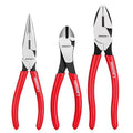 ARROW 3PCS Pliers Set, 8" Needle Nose Pliers, 7" Diagonal Plier, 8" Linesman with Non-slip Handle, Premium Carbon Steel, High Leverage Design - style: 8" Needle Nose/7" Diagonal/8" Linesman