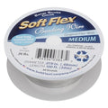 Soft Flex 49 Strand Beading Wire, Medium 0.019 Diameter, 100 Feet, Premium Nylon Coated Jewelry Wire for Bracelets, Necklaces and Beading Projects - Made in the USA - style: Satin Silver