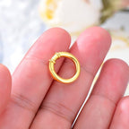 14K Yellow Gold Jewelry Clasp Necklace Extender Clasp Bracelet Extension Connector for DIY Necklace Bracelet Anklet Jewelry Making, 14K Gold Clasp for DIY Jewelry Making (Style 1) - style: Style 1