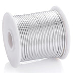 12 Gauge Sliver Aluminum Craft Wire (105FT) - Anodized for Jewelry Making, Beading Floral, Plant Gardening, Sculpting & Modeling Craft Wire (Sliver #1, 2mm) - color: Sliver #1